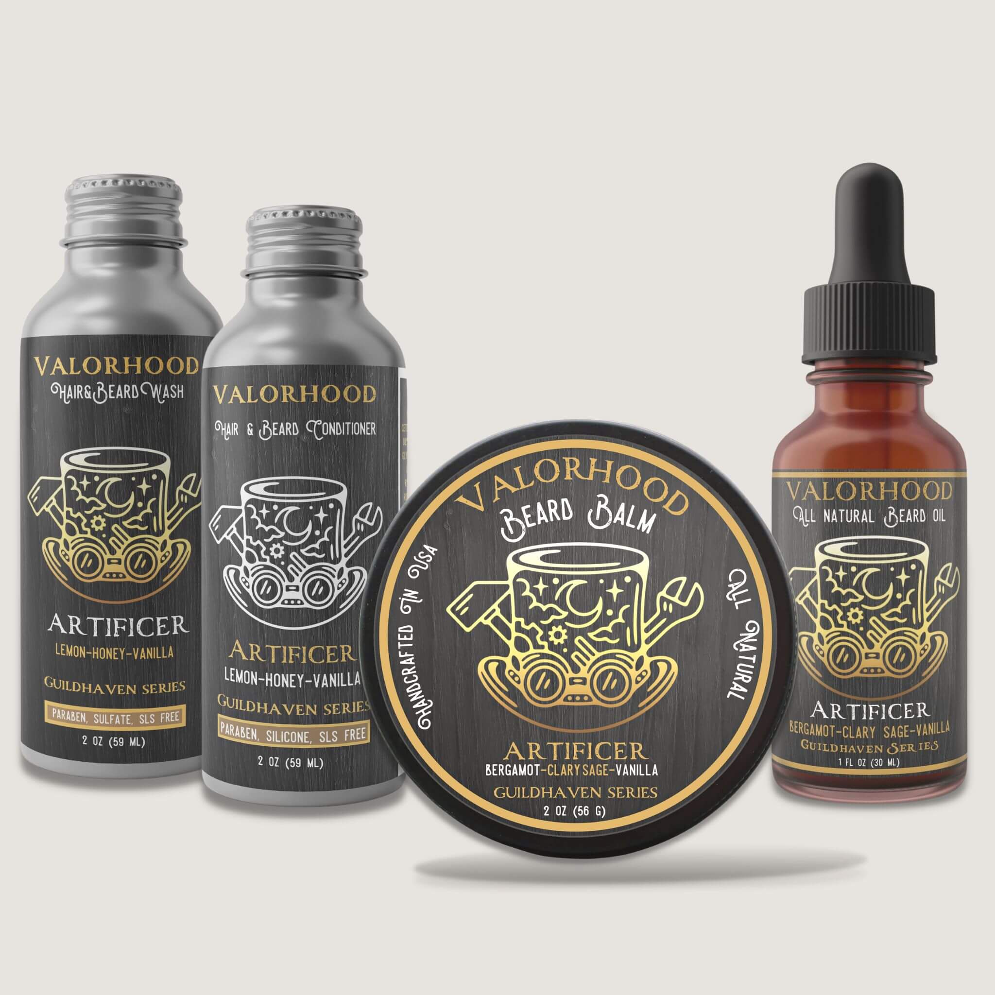 Beard Oil & Balm Combo Valorhood